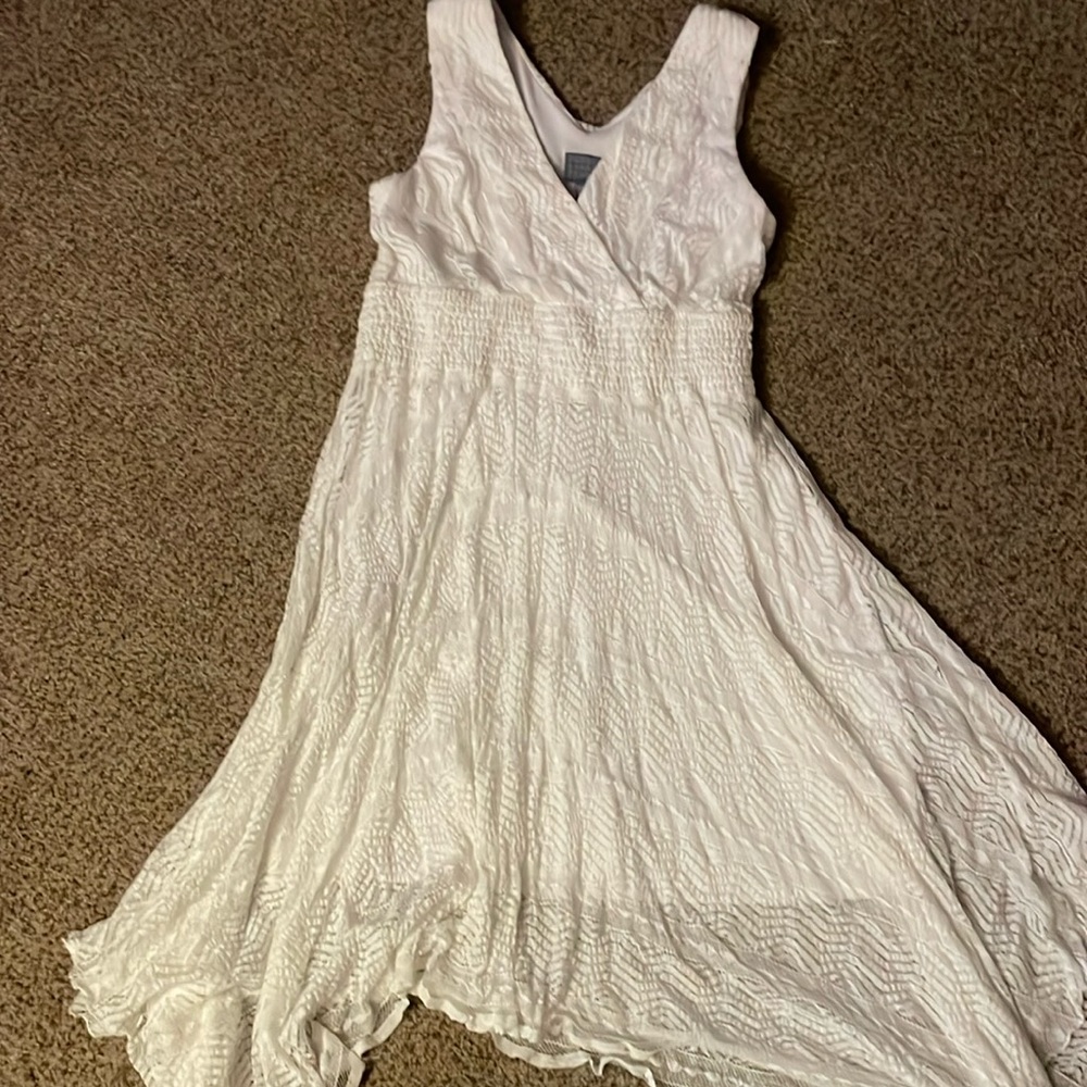 White lacy dress
